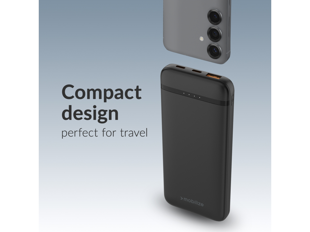 Mobilize Power Bank 10000mAh PD 20W Black