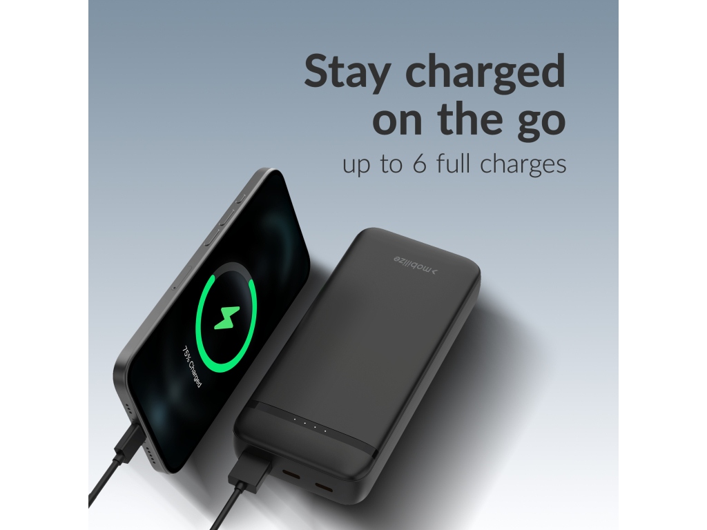 Mobilize Power Bank 20000mAh PD 20W Black