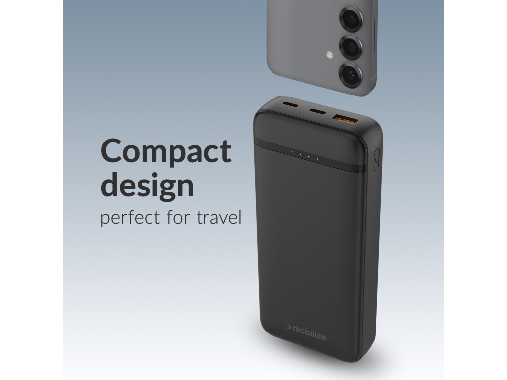 Mobilize Power Bank 20000mAh PD 20W Black