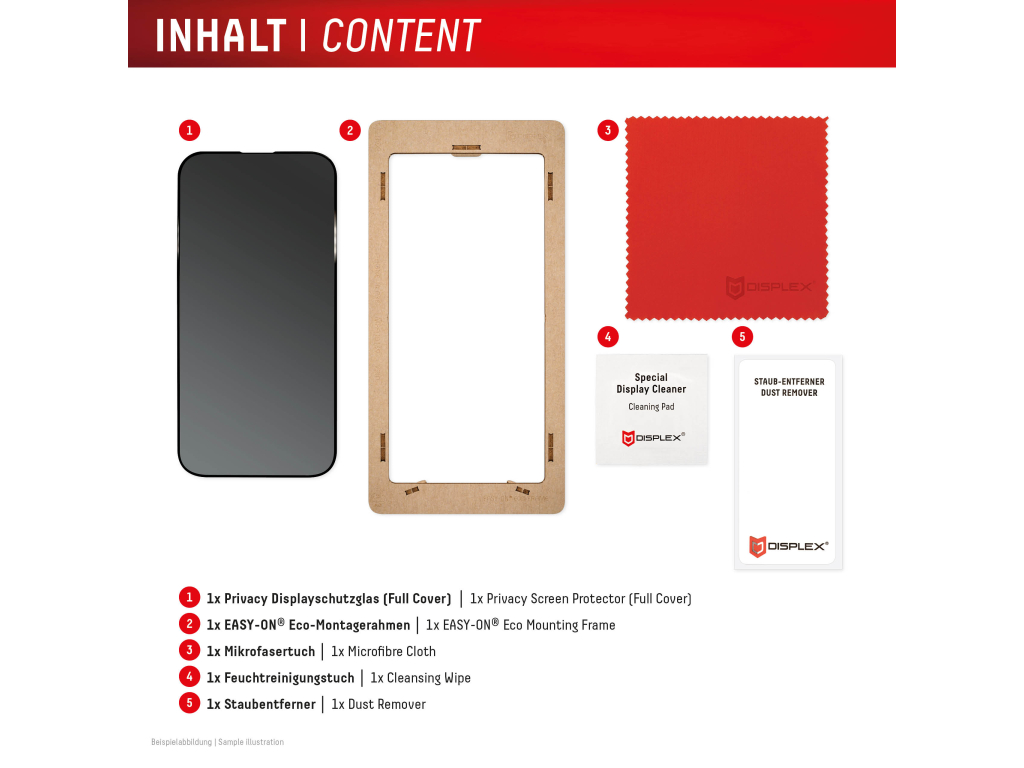 DISPLEX Privacy Glass FC iPhone 17 Pro Max