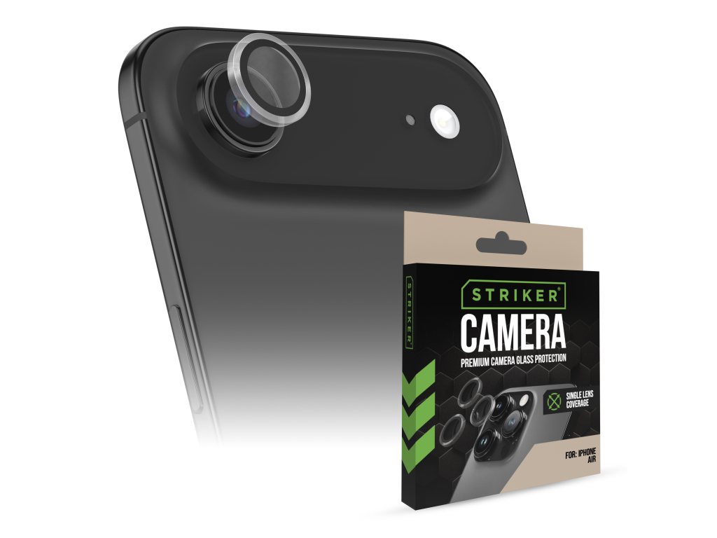 Striker Single Lens Glass Camera Protector - Transparent - Apple iPhone Air