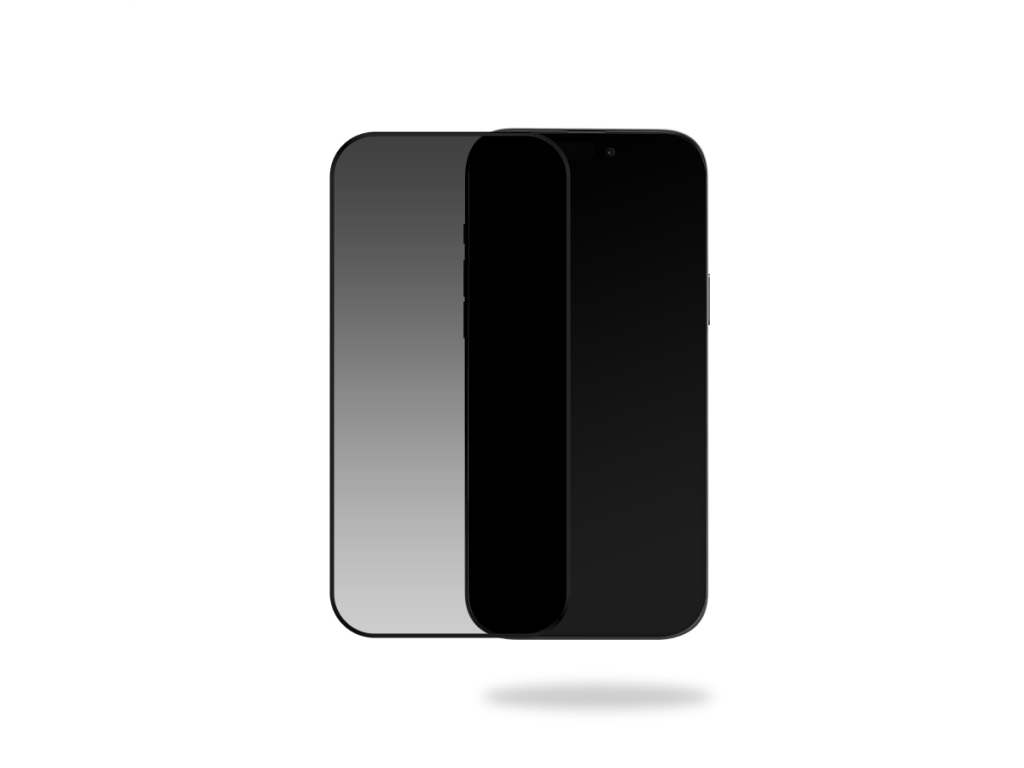 Mobilize Privacy Glass Screen Protector - Black Frame - for Apple iPhone 16 Pro Max/17 Pro Max