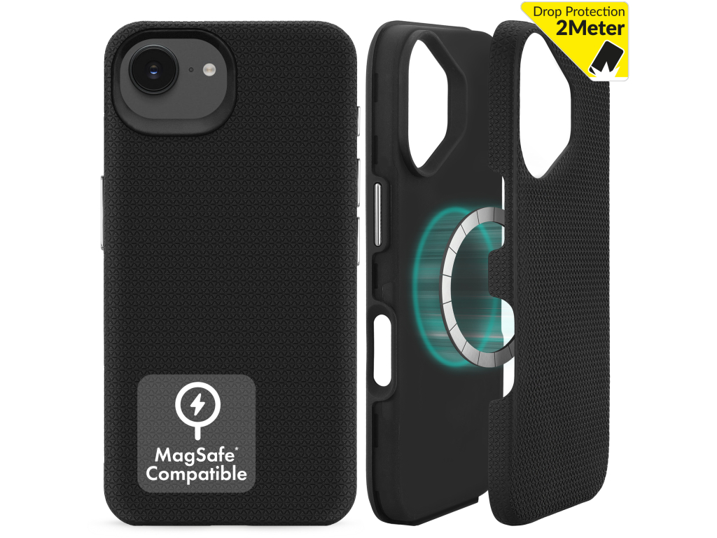 My Style Magsafe Tough Case for Apple iPhone 16e/17e Black