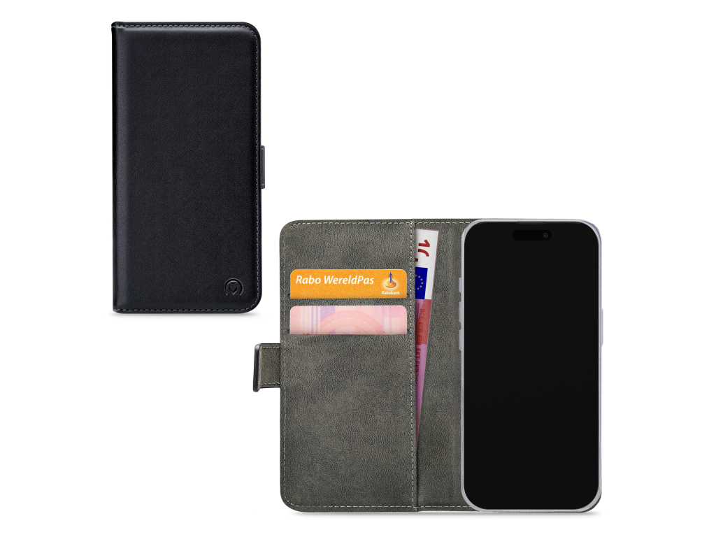 Mobilize Classic Gelly Wallet Book Case Apple iPhone 17 Pro Max Black