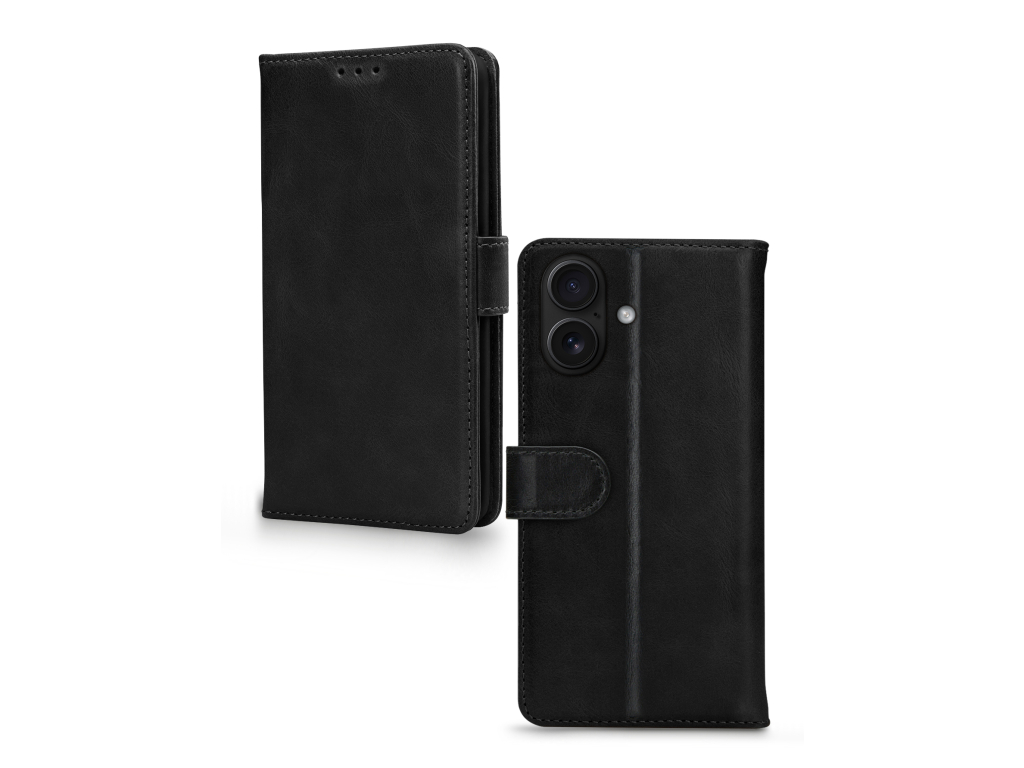 Mobilize Leather Wallet Apple iPhone 17 Black