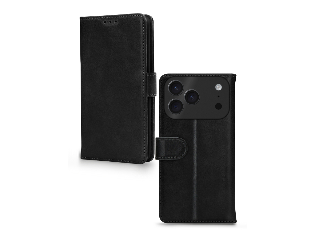 Mobilize Leather Wallet Apple iPhone 17 Pro Black