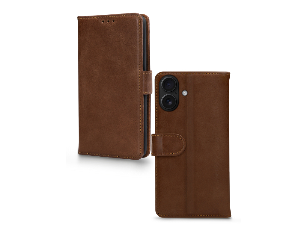 Mobilize Leather Wallet Apple iPhone 17 Brown