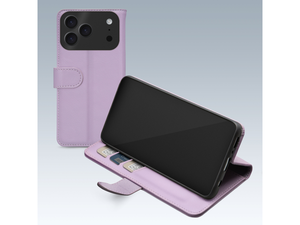 Mobilize Premium Gelly Wallet Book Case Apple iPhone 17 Pro Purple