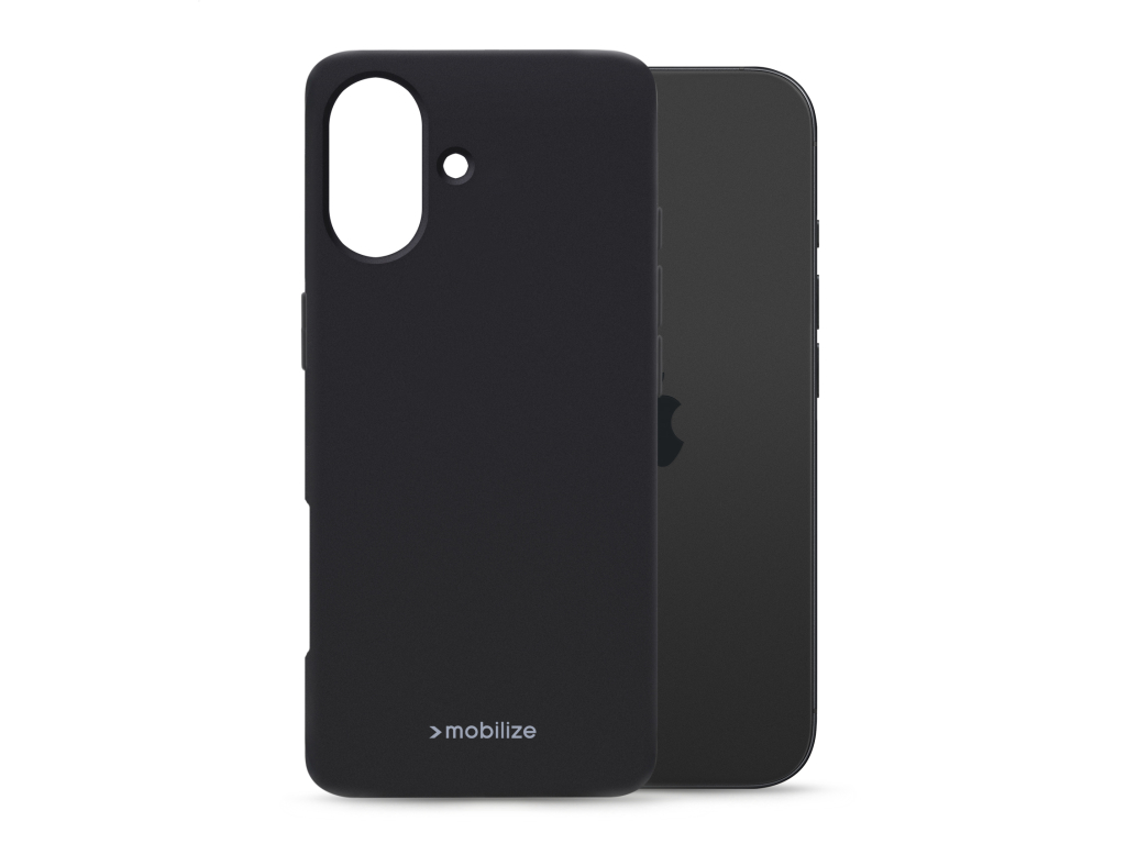 Mobilize Rubber Gelly Case Apple iPhone 17 Matt Black