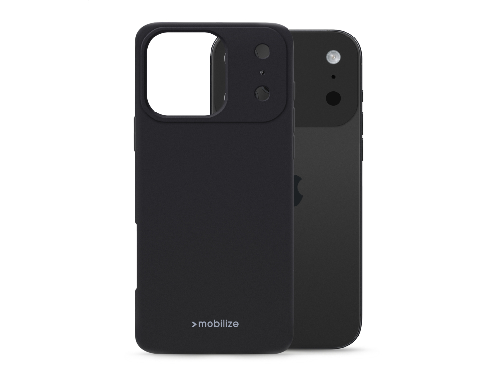 Mobilize Rubber Gelly Case Apple iPhone 17 Pro Max Matt Black