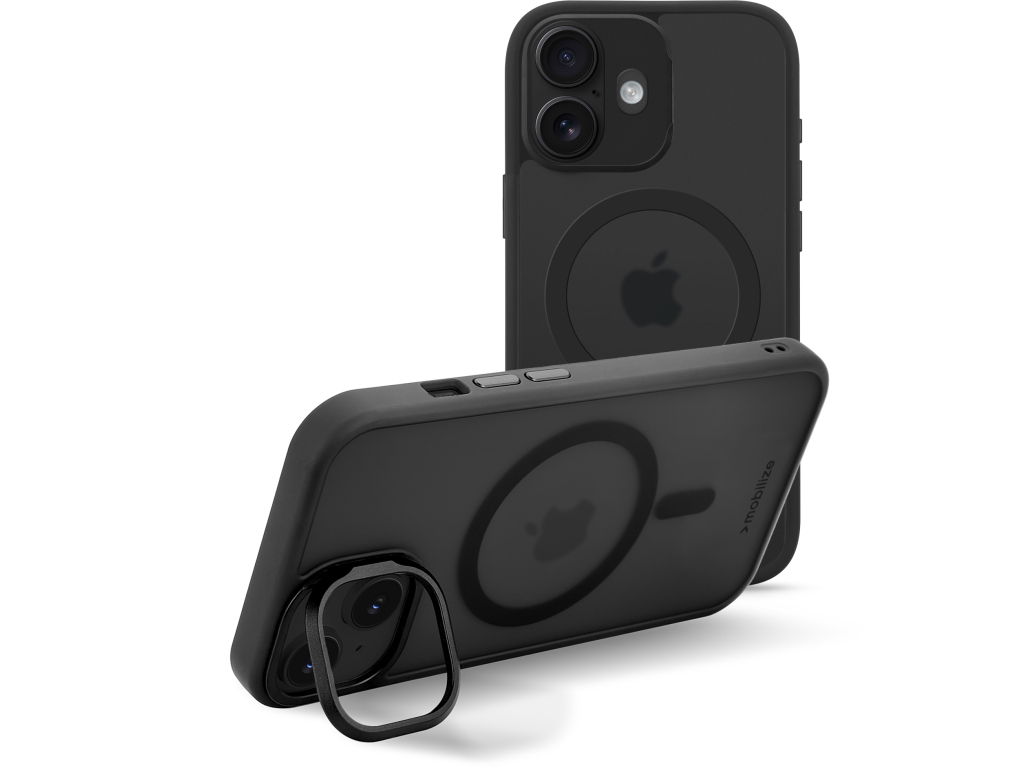 Mobilize MagSafe Compatible Hybrid Pro Case with Camera Stand Apple iPhone 17 Black