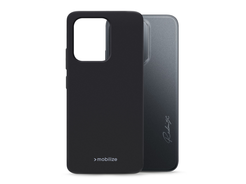 Mobilize Rubber Gelly Case Xiaomi Redmi 15C 4G/5G Matt Black