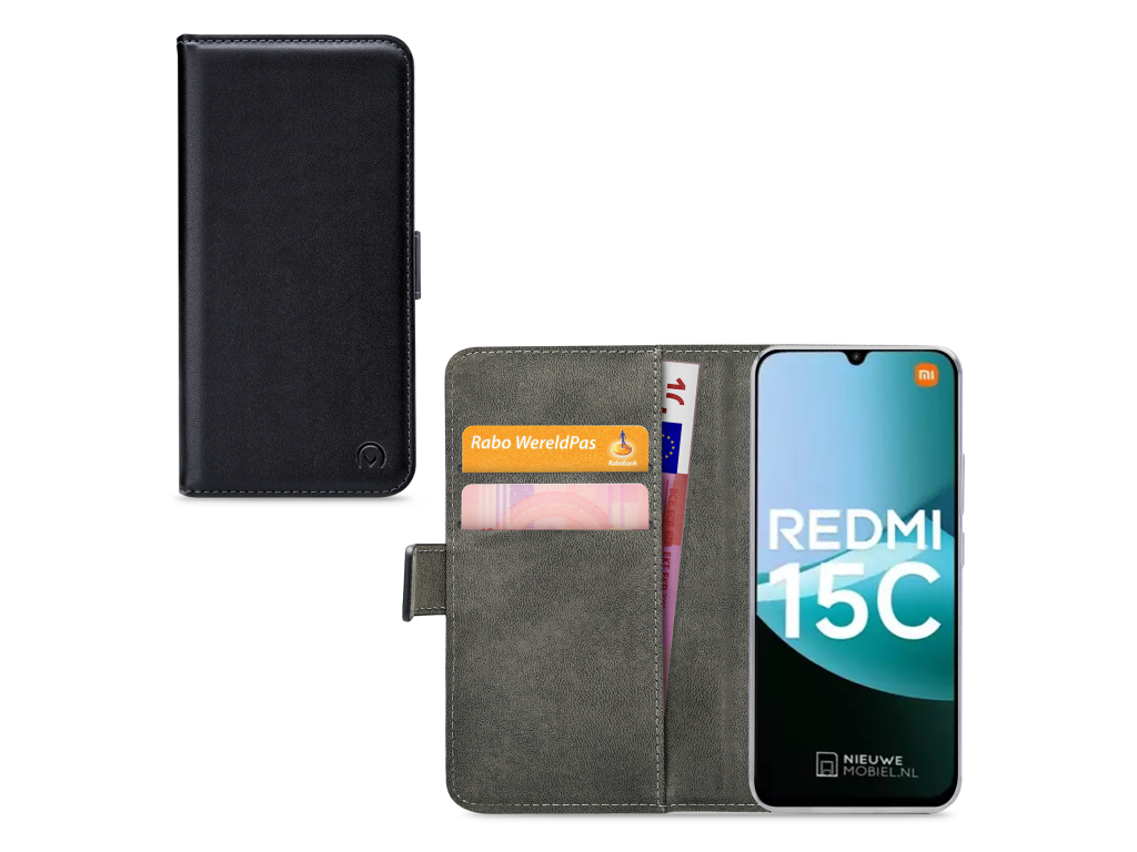 Mobilize Classic Gelly Wallet Book Case Xiaomi Redmi 15C 4G/5G Black