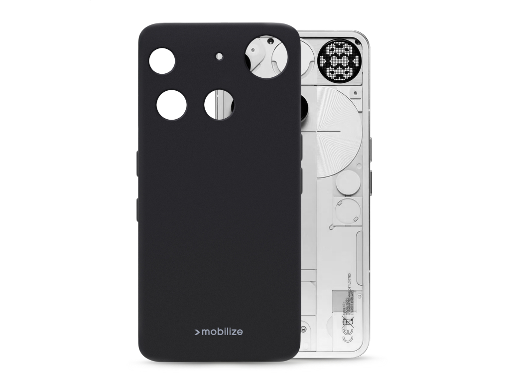 Mobilize Rubber Gelly Case Nothing Phone (3) Matt Black