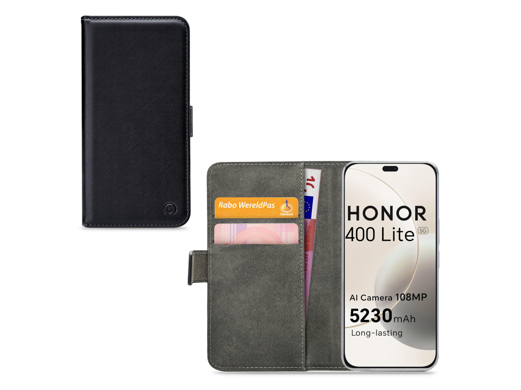 Mobilize Classic Gelly Wallet Book Case Honor 400 Lite Black