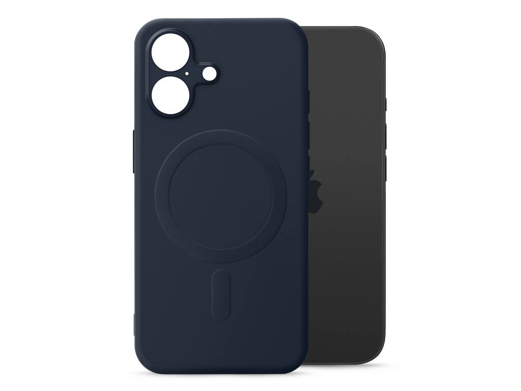 My Style Protective Flex Magsafe Compatible Case for iPhone 17 Midnight Blue