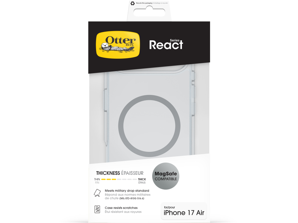 OtterBox React MagSafe Series Apple iPhone Air Clear