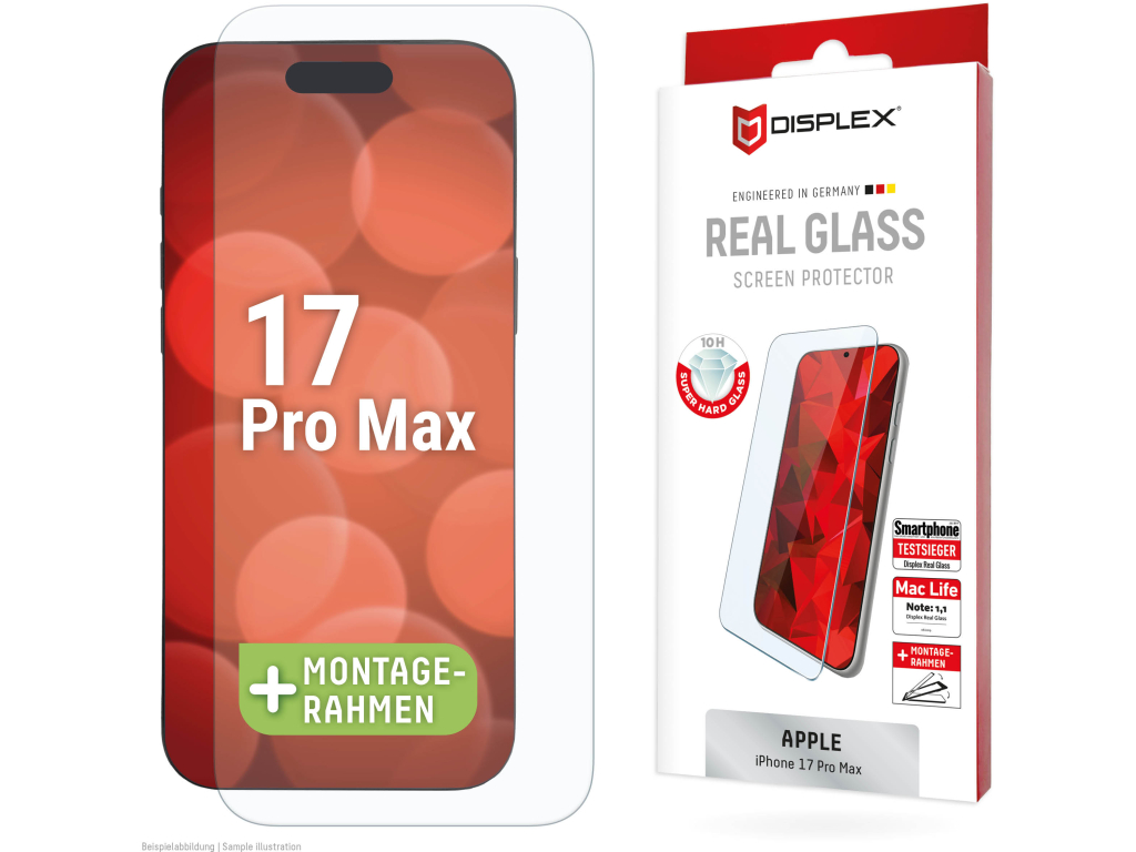 DISPLEX Real Glass iPhone 17 Pro Max