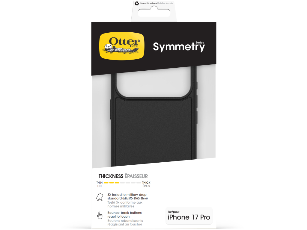 OtterBox Symmetry+ Case Apple iPhone 17 Pro Black