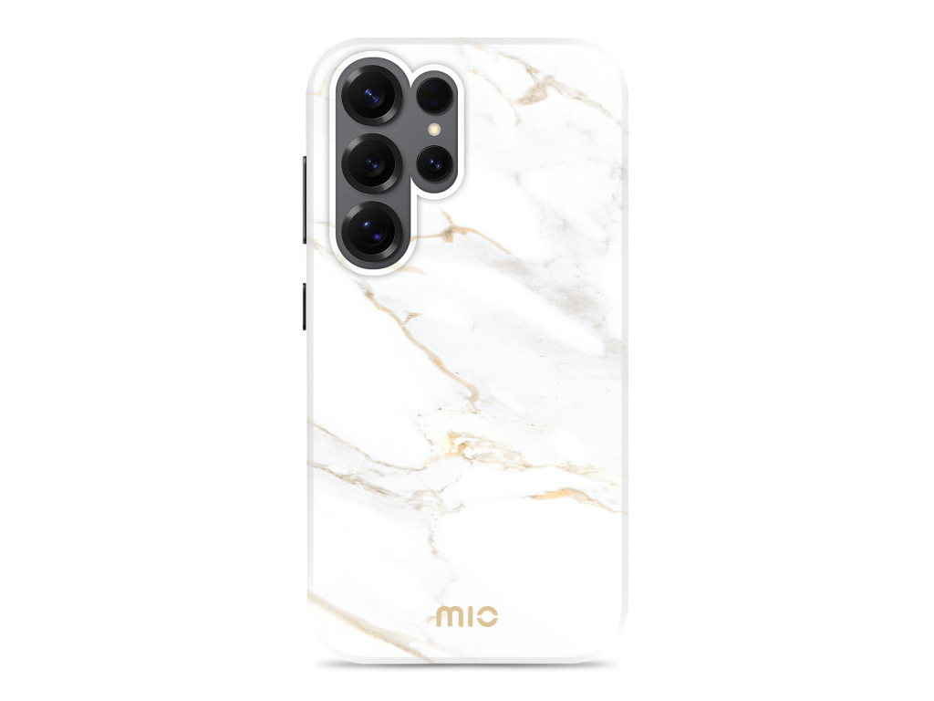 MIO White Marble Magsafe Compatible for Samsung S26 Ultra 5G