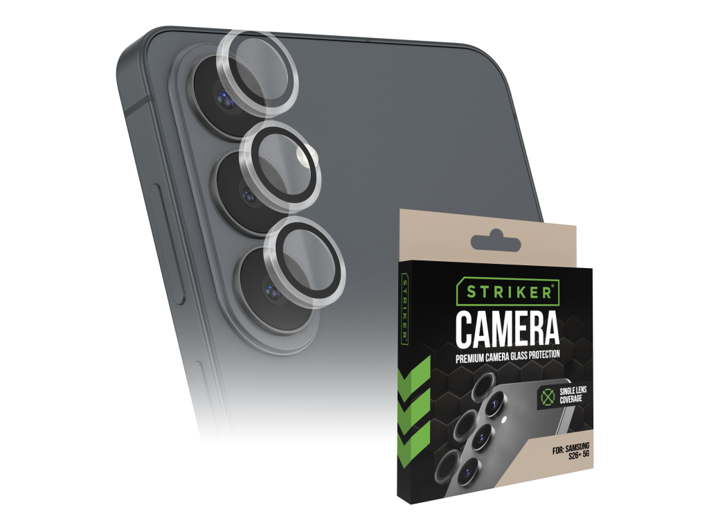 Striker Single Lens Glass Camera Protector - Transparent - Samsung Galaxy S26+ 5G