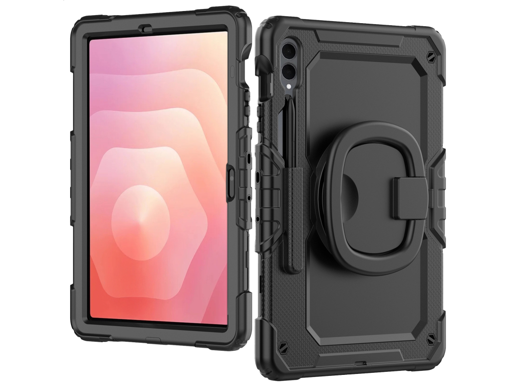 Mobilize Rotating Defender Case Stand Function for Samsung Galaxy Tab S11 Ultra 14.6 Black