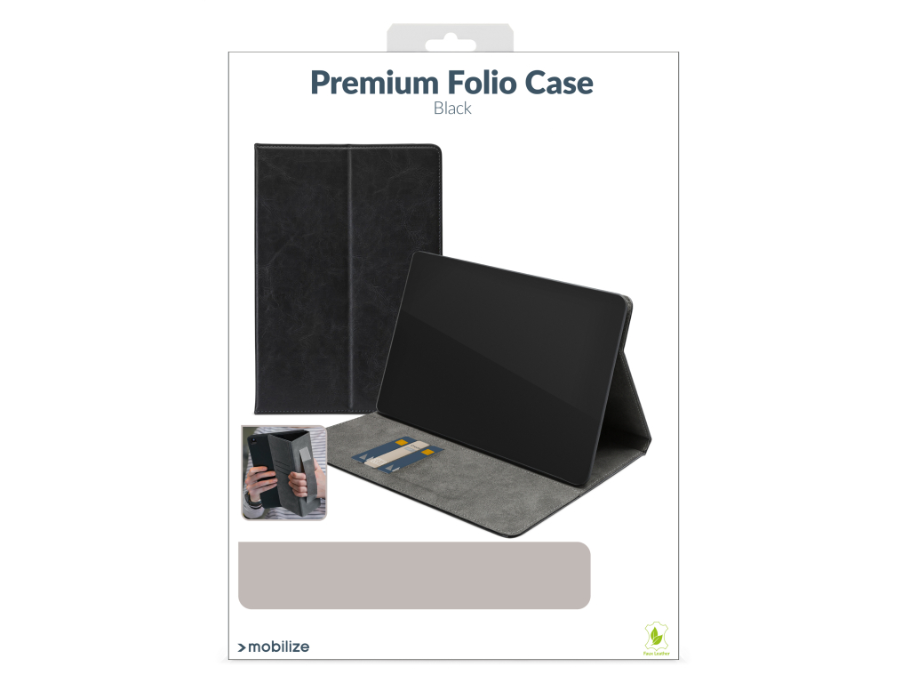 Mobilize Premium Folio Case Lenovo Tab 10.1  Black