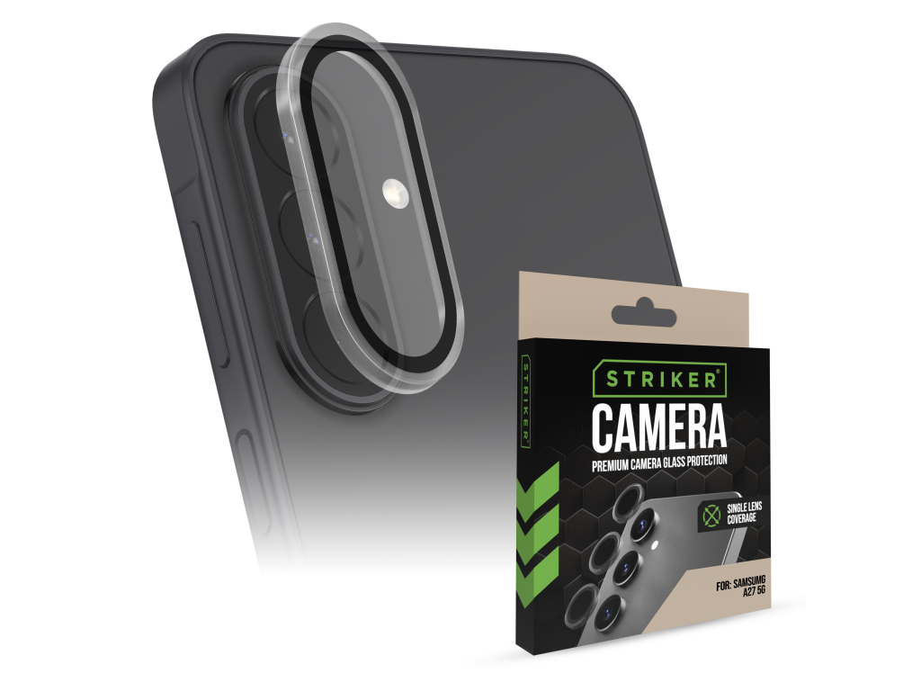 Striker Single Lens Glass Camera Protector - Transparent - Samsung Galaxy A27 5G