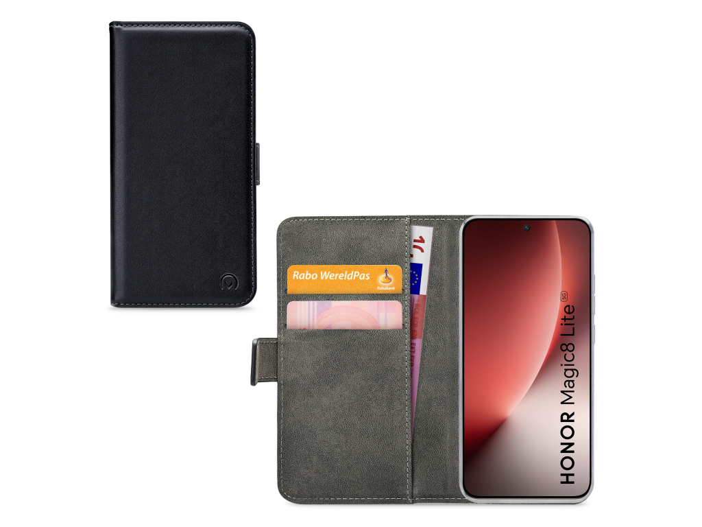Mobilize Classic Gelly Wallet Book Case Honor Magic8 Lite Black