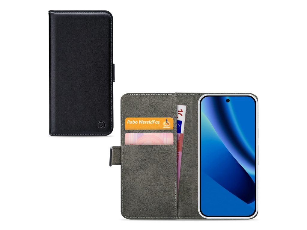 Mobilize Classic Gelly Wallet Book Case Google Pixel 10a Black
