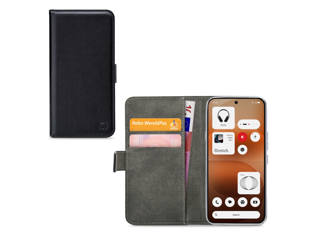 Mobilize Classic Gelly Wallet Book Case Nothing Phone (4a) Pro Black