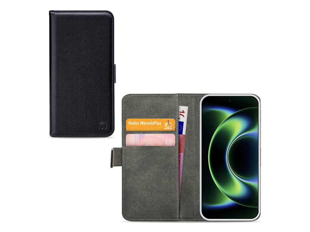 Mobilize Classic Gelly Wallet Book Case Xiaomi 17 Ultra Black