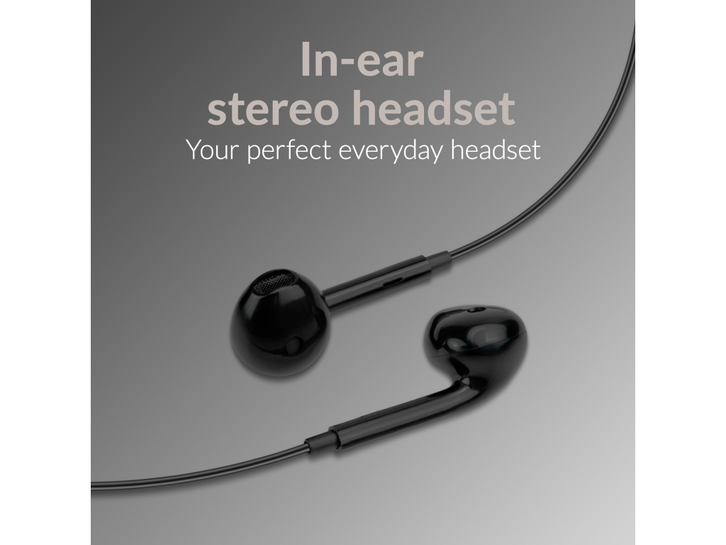 Mobilize In-ear Stereo Headset with Remote USB-C Black