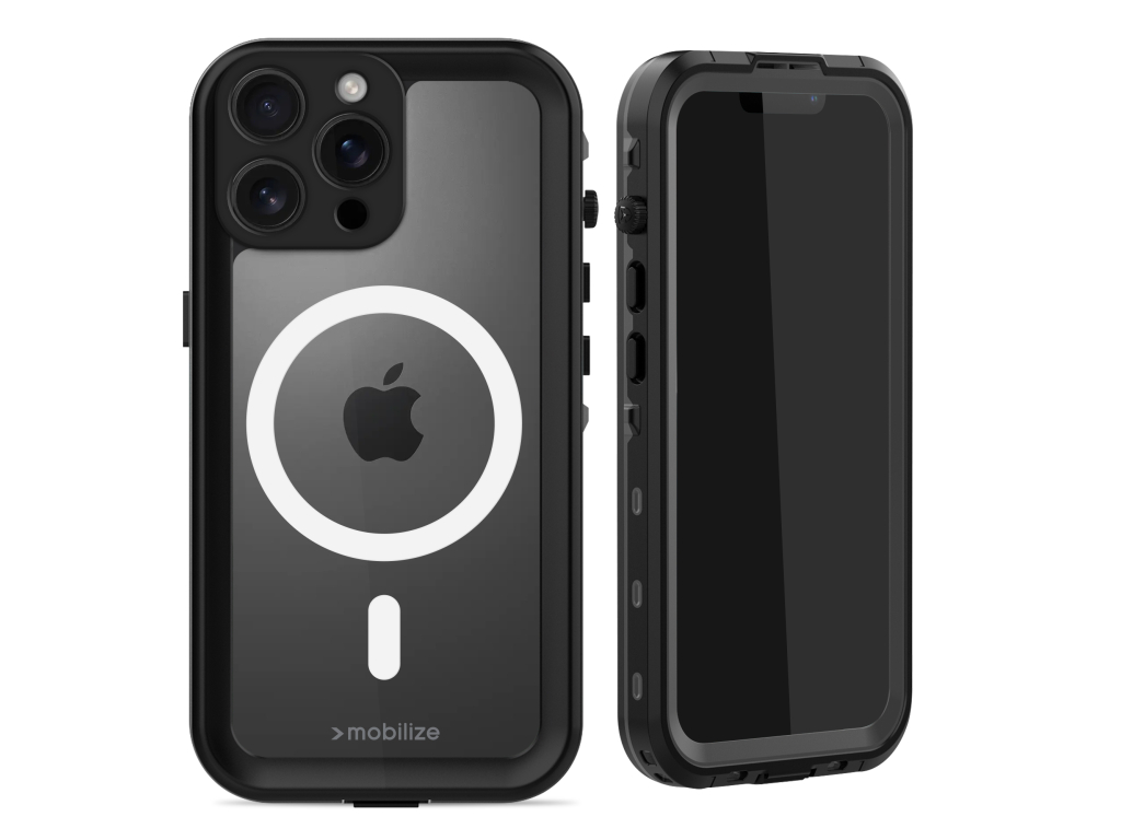 Mobilize MagSafe Compatible Waterproof Case Apple iPhone 16 Pro Max Clear/Black