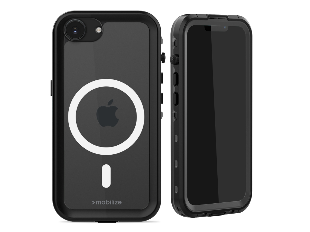Mobilize MagSafe Compatible Waterproof Case Apple iPhone 16e/17e Clear/Black