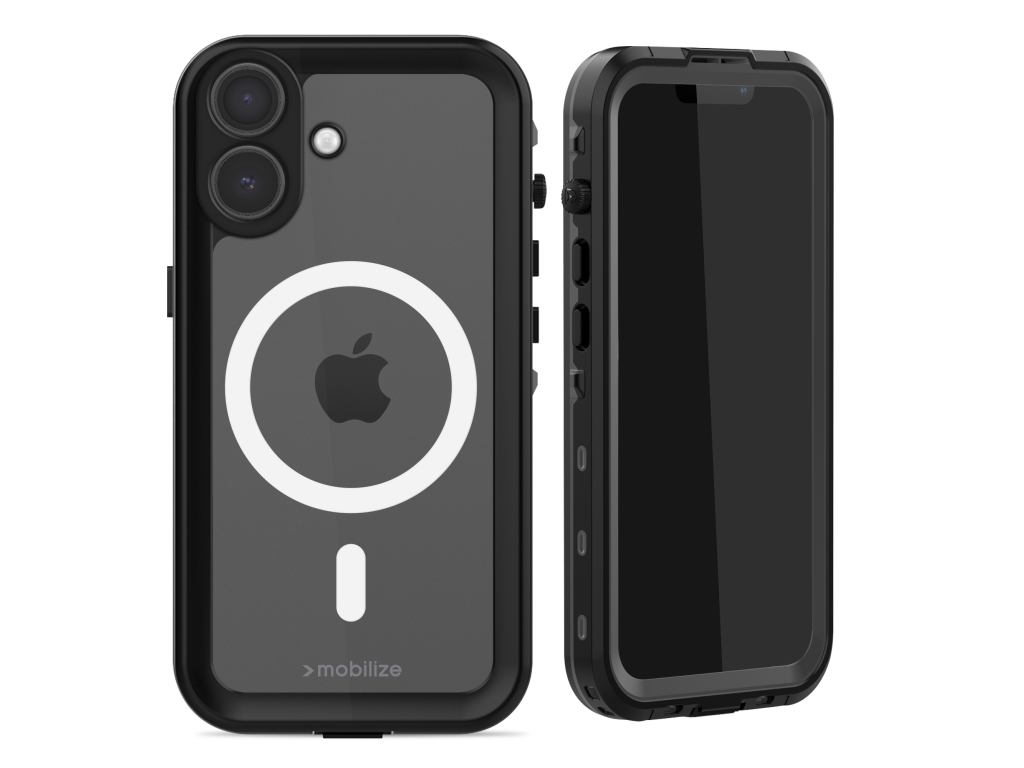 Mobilize MagSafe Compatible Waterproof Case Apple iPhone 17 Clear/Black