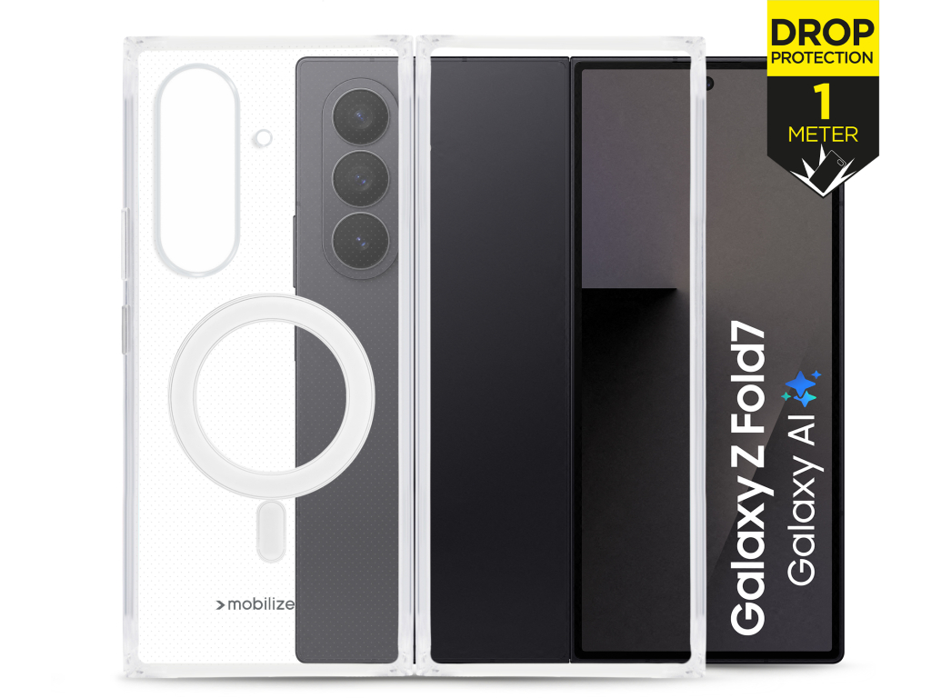 Mobilize Magsafe Compatible Naked Protection Case for Samsung Galaxy Z Fold7 5G/Z Fold8 Ultra 5G Clear
