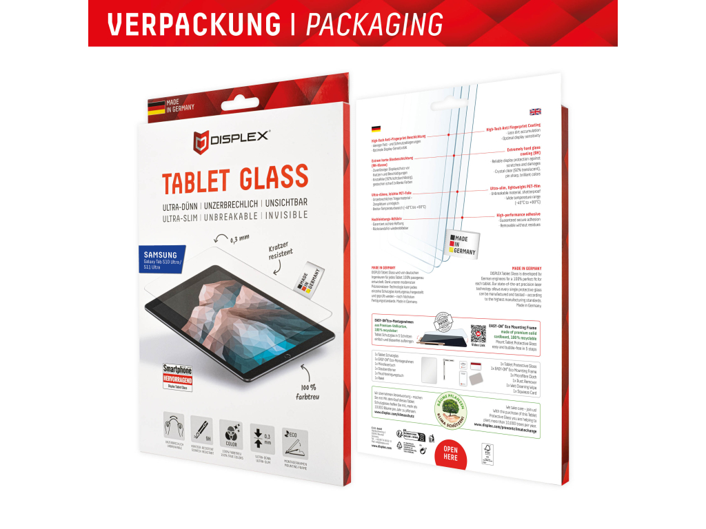 DISPLEX Tablet Glass Samsung Galaxy Tab S10 Ultra