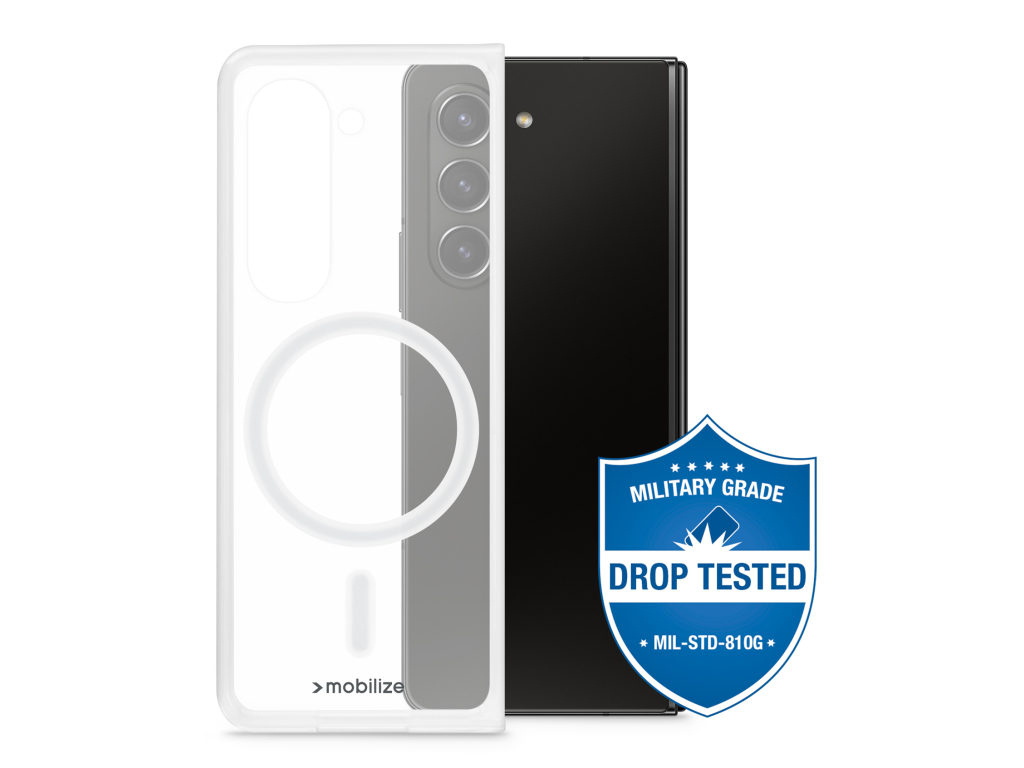 Magsafe Compatible Naked Protection Case for Samsung Galaxy Z Fold5 Clear