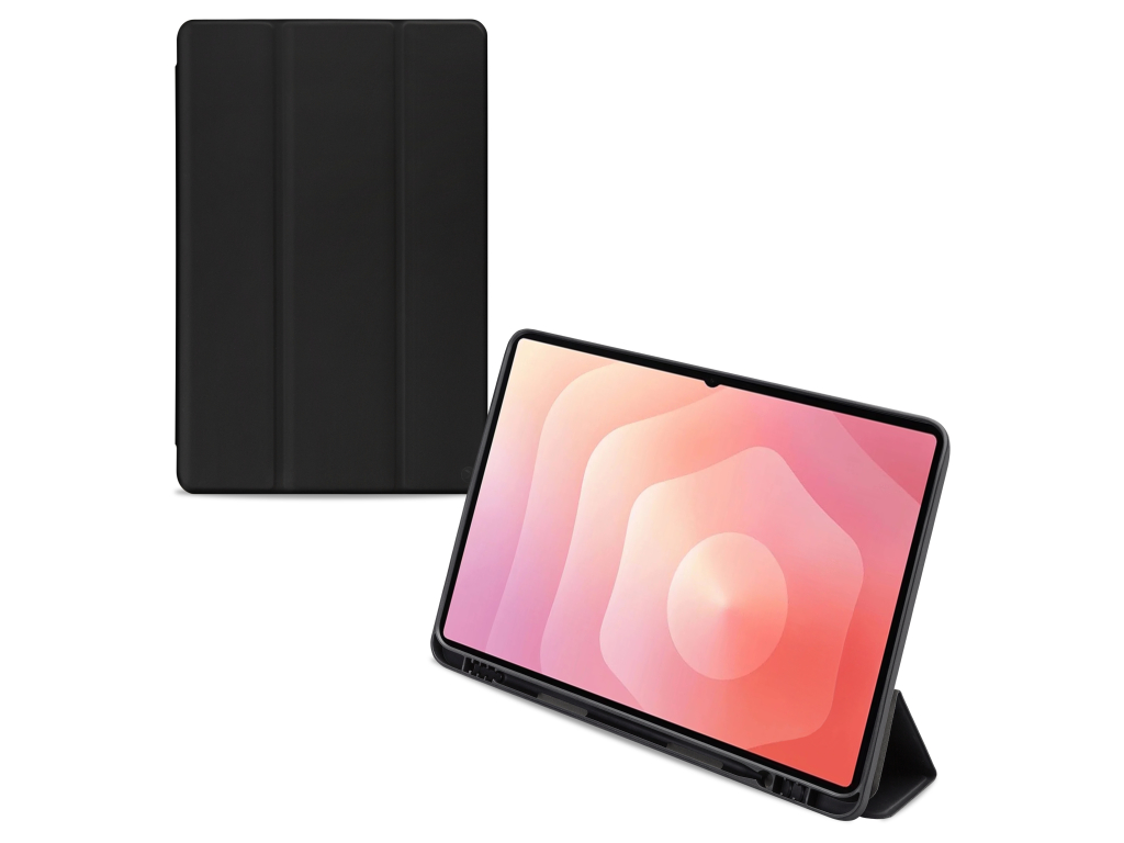 Solid Folio Case for Samsung Galaxy Tab S9 Ultra/S10 Ultra Black