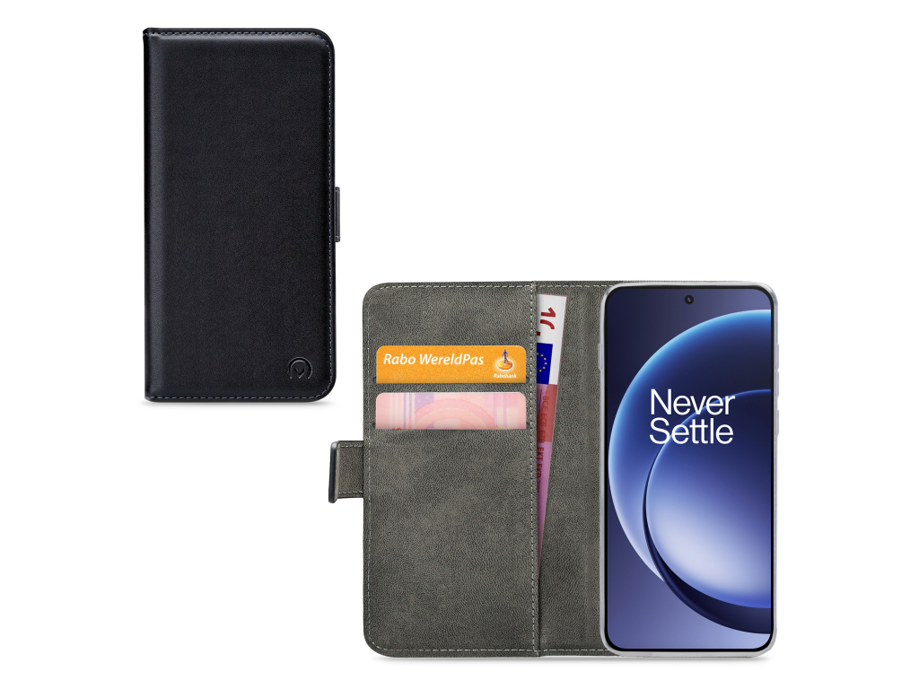 Classic Gelly Wallet Book Case OnePlus 15R Black