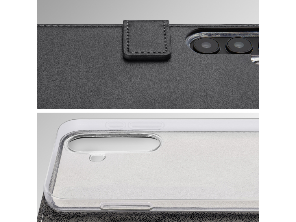 Classic Gelly Wallet Book Case OnePlus 15R Black