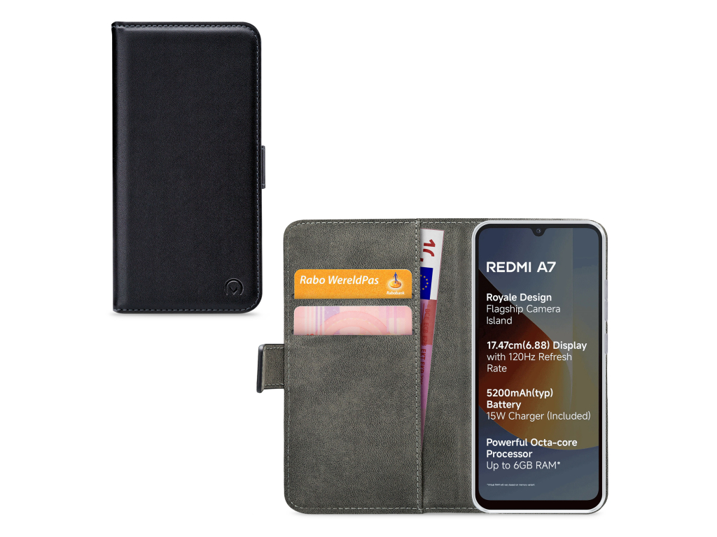 Mobilize Classic Gelly Wallet Book Case Xiaomi Redmi A7 4G Black