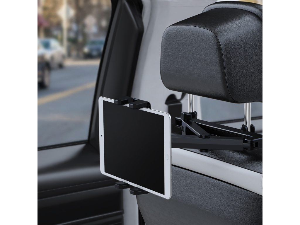 Mobilize Headrest Tablet & Smartphone Car Holder Black
