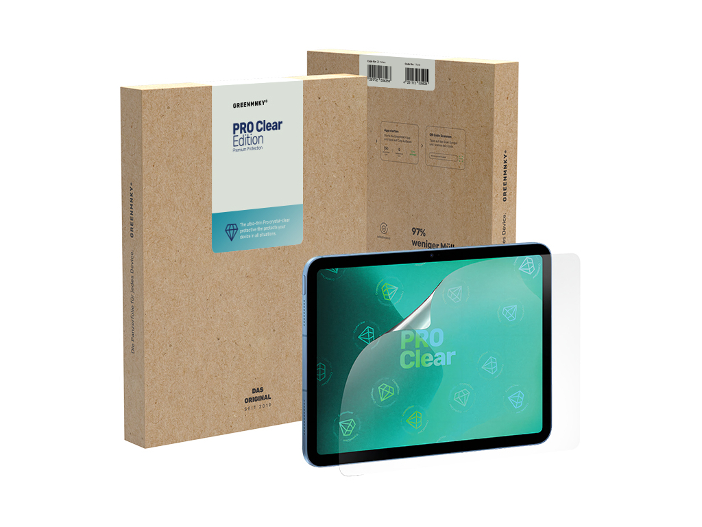 GREENMNKY PRO HD Clear Edition for Tablet 14inch (20 stuks)