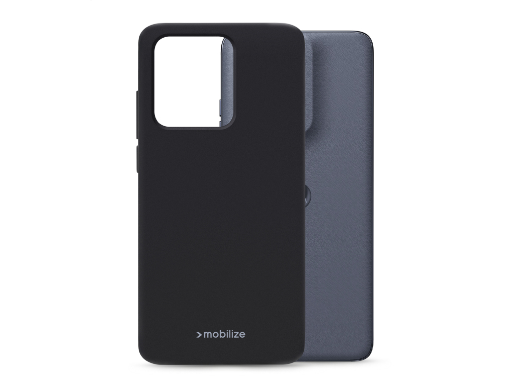 Mobilize Rubber Gelly Case Motorola Edge 60 Neo Matt Black