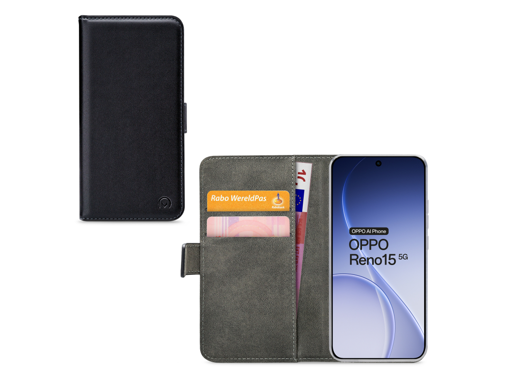 Mobilize Classic Gelly Wallet Book Case OPPO Reno16 5G Black