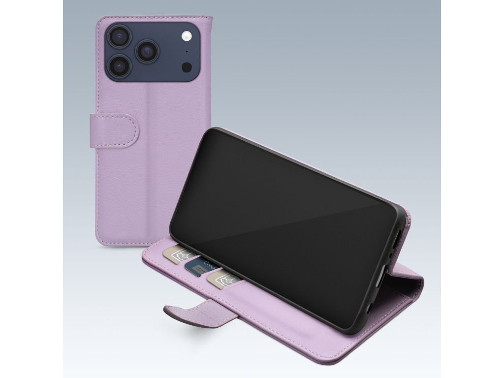 Mobilize Premium Gelly Wallet Book Case Apple iPhone 17 Pro/18 Pro Purple