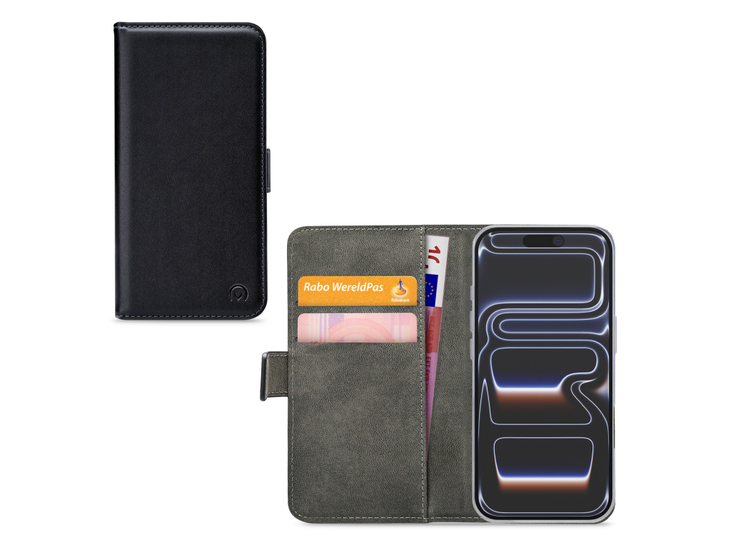 Mobilize Classic Gelly Wallet Book Case Apple iPhone 17 Pro Max/18 Pro Max Black