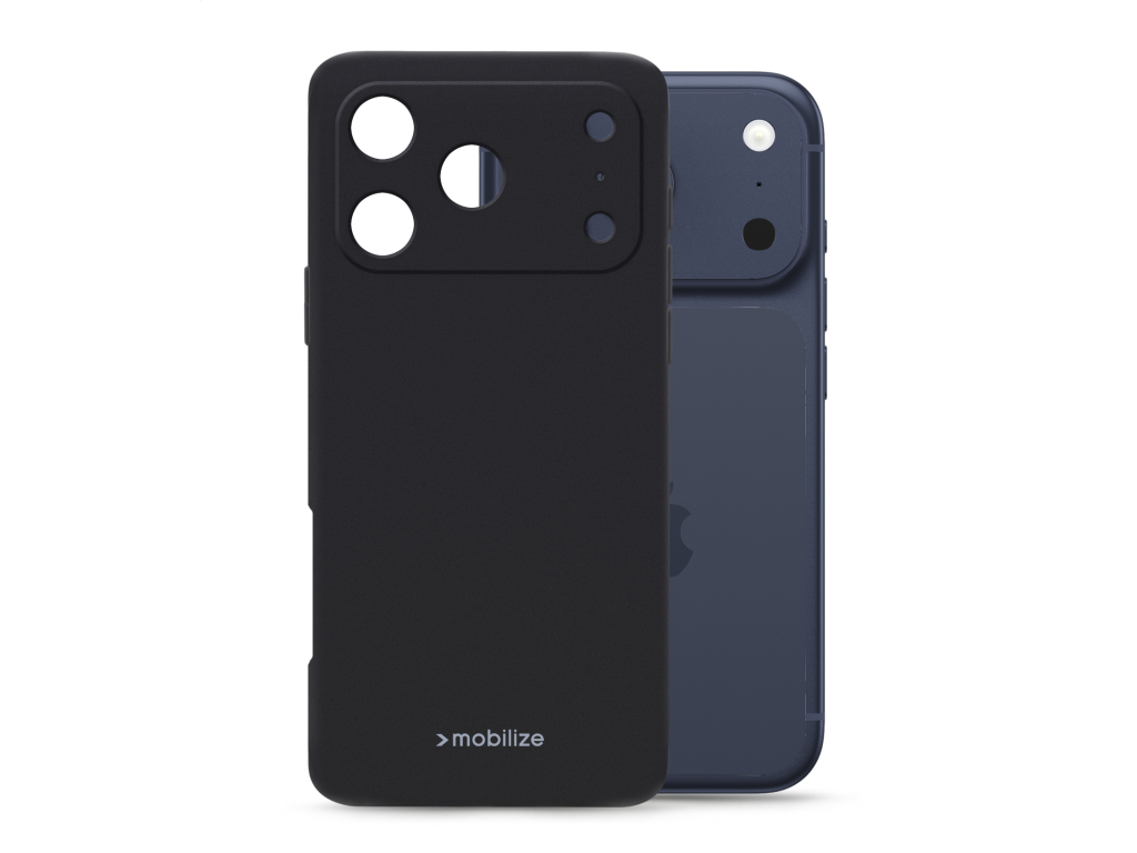 Mobilize Rubber Gelly Case Apple iPhone 17 Pro Max/18 Pro Max Matt Black